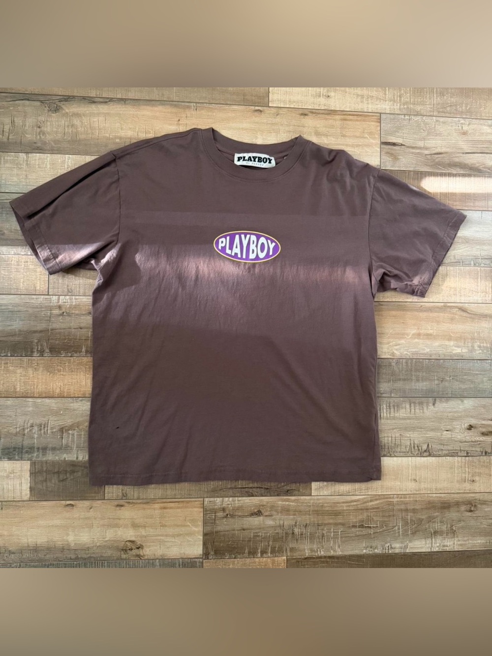 playboy brown shirt